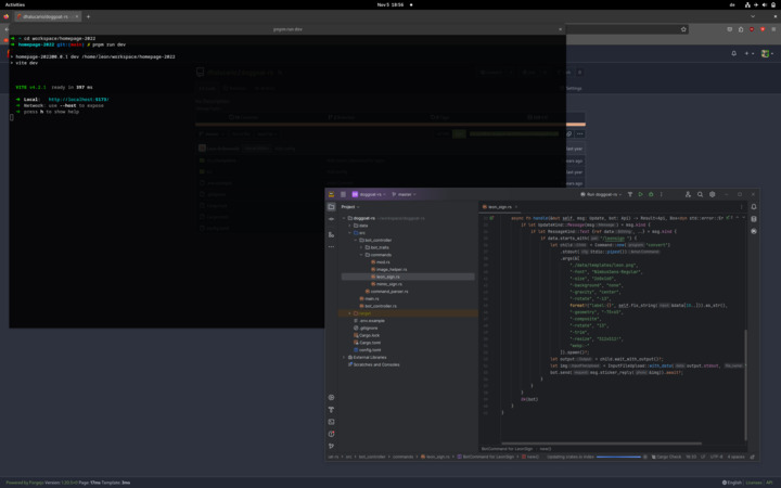 Blurred screenshot of an IDE